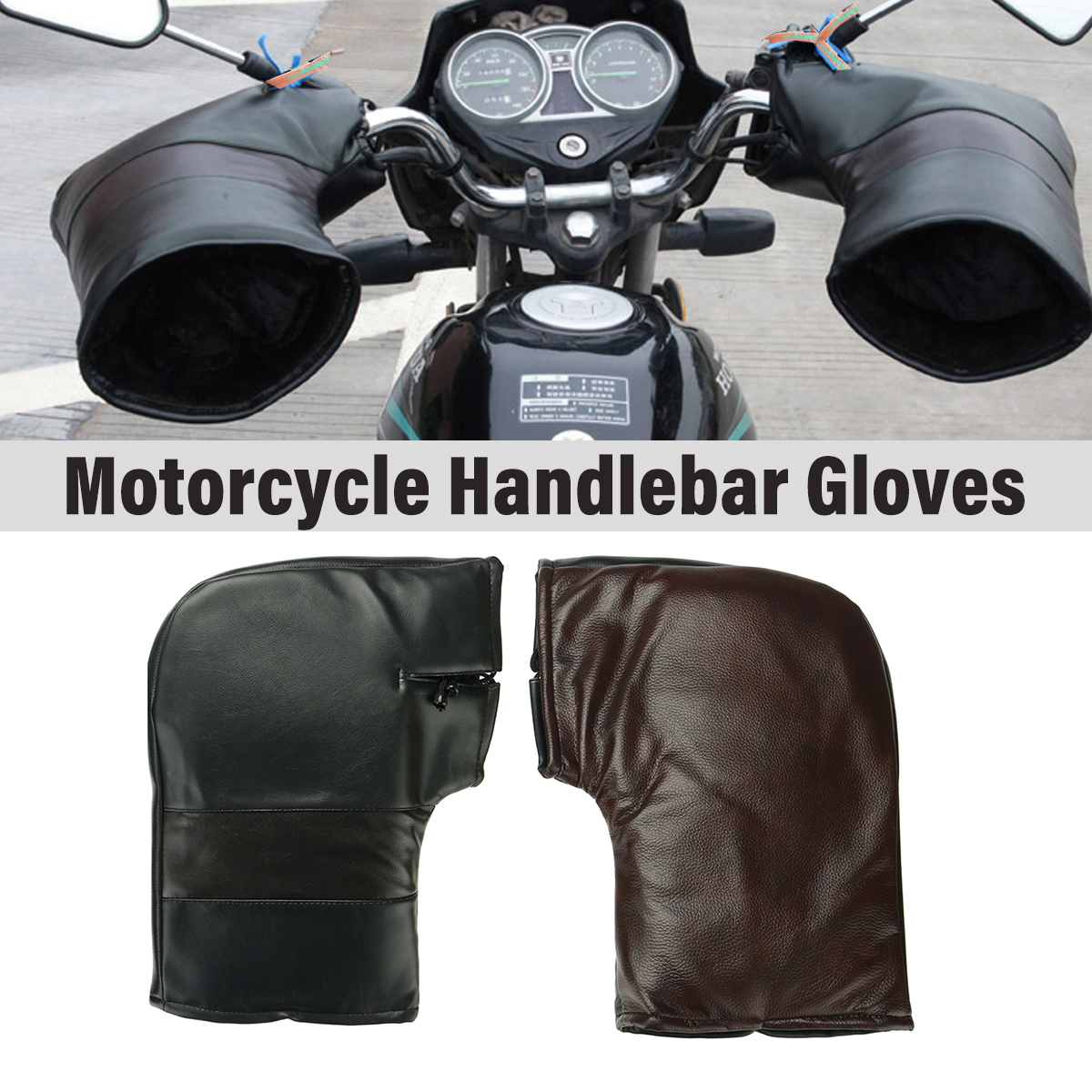 Motorcycle-Scooter-Handlebar-Grip-Gloves-Muffs-Hand-Warm-Cover-Winter-Thermal-1782658