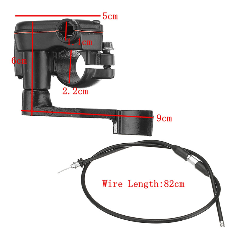 Motorcycle-Thumb-Throttle-AcceleratorCable-49cc-50cc-110cc-125cc-ATV-Quad-Bike-Buggy-1288882