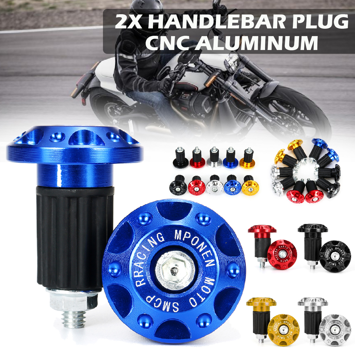 Pair-78-Inch-Handle-Handlebar-Grips-Bar-End-Cap-Plugs-Aluminum-For-Motorcycle-Bike-1678316