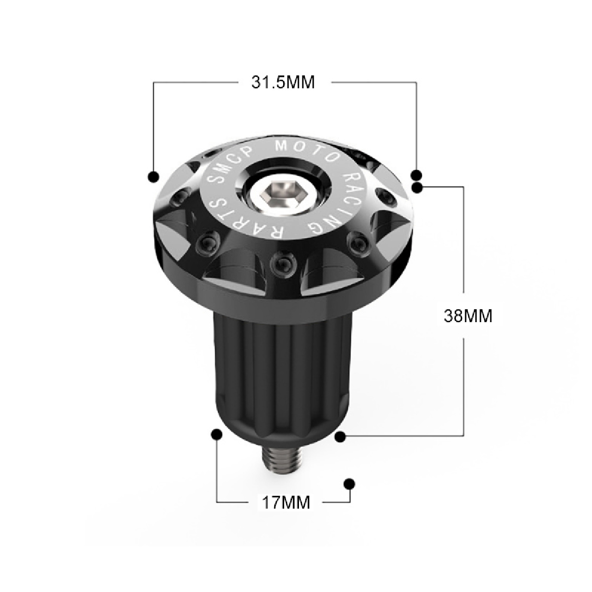 Pair-78-Inch-Handle-Handlebar-Grips-Bar-End-Cap-Plugs-Aluminum-For-Motorcycle-Bike-1678316