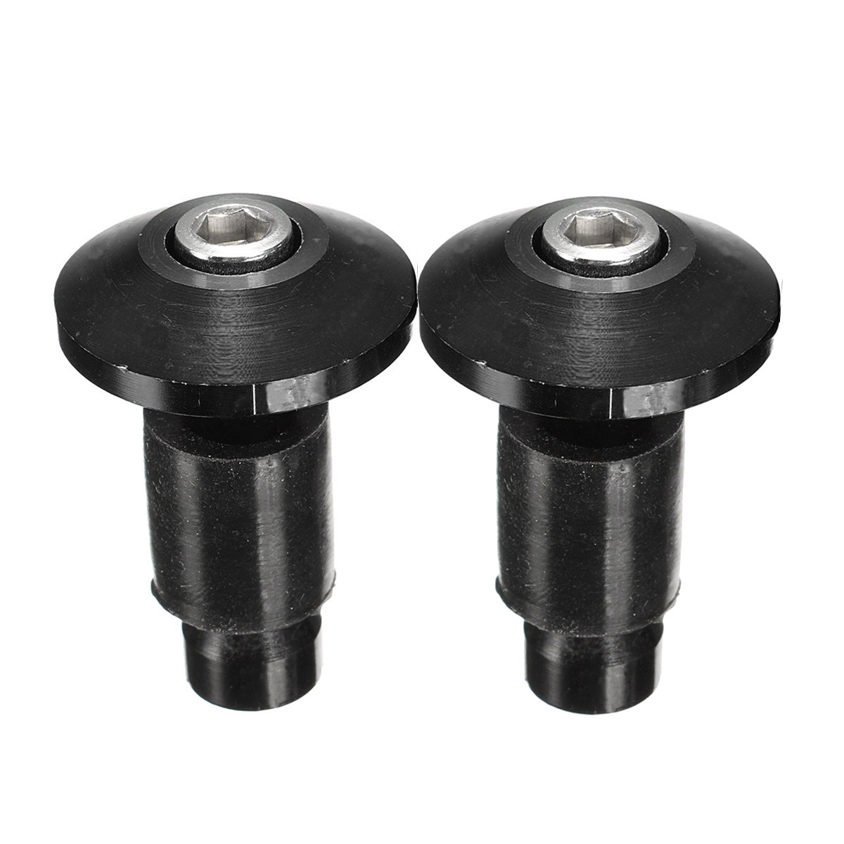 Pair-78inch-Universal-Handlebar-Hand-Grips-Bar-End-Plugs-Cap-Motorcycle-Bike-1125426