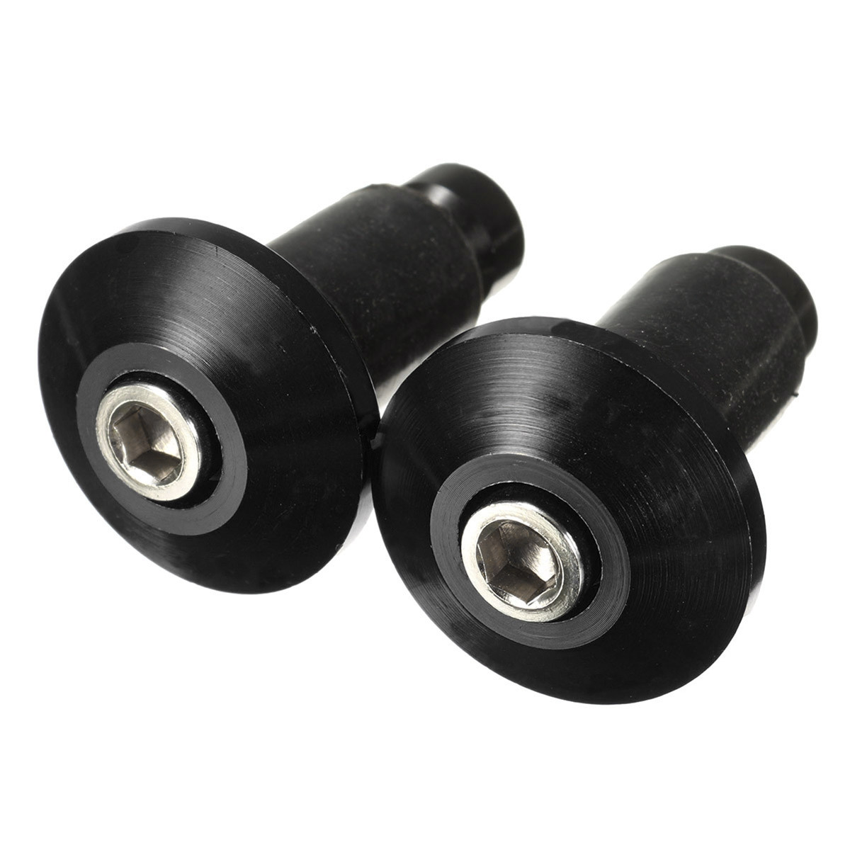 Pair-78inch-Universal-Handlebar-Hand-Grips-Bar-End-Plugs-Cap-Motorcycle-Bike-1125426