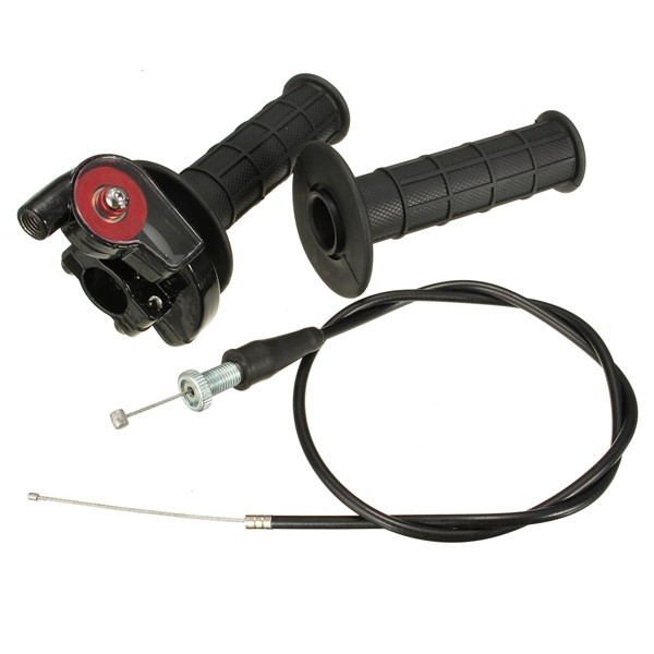 Rubber-Twist-Throttle-Handlebar-Grips-78inch-22mm-with-Cable-Motorcycle-1017145