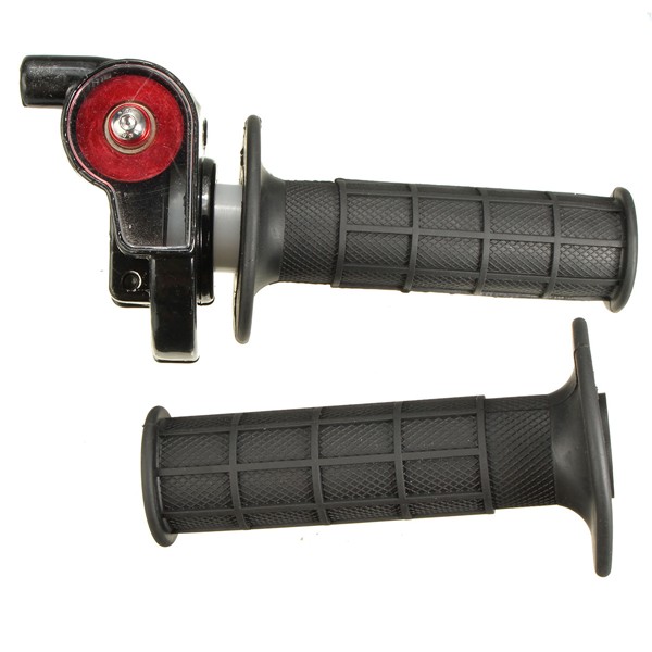 Rubber-Twist-Throttle-Handlebar-Grips-78inch-22mm-with-Cable-Motorcycle-1017145