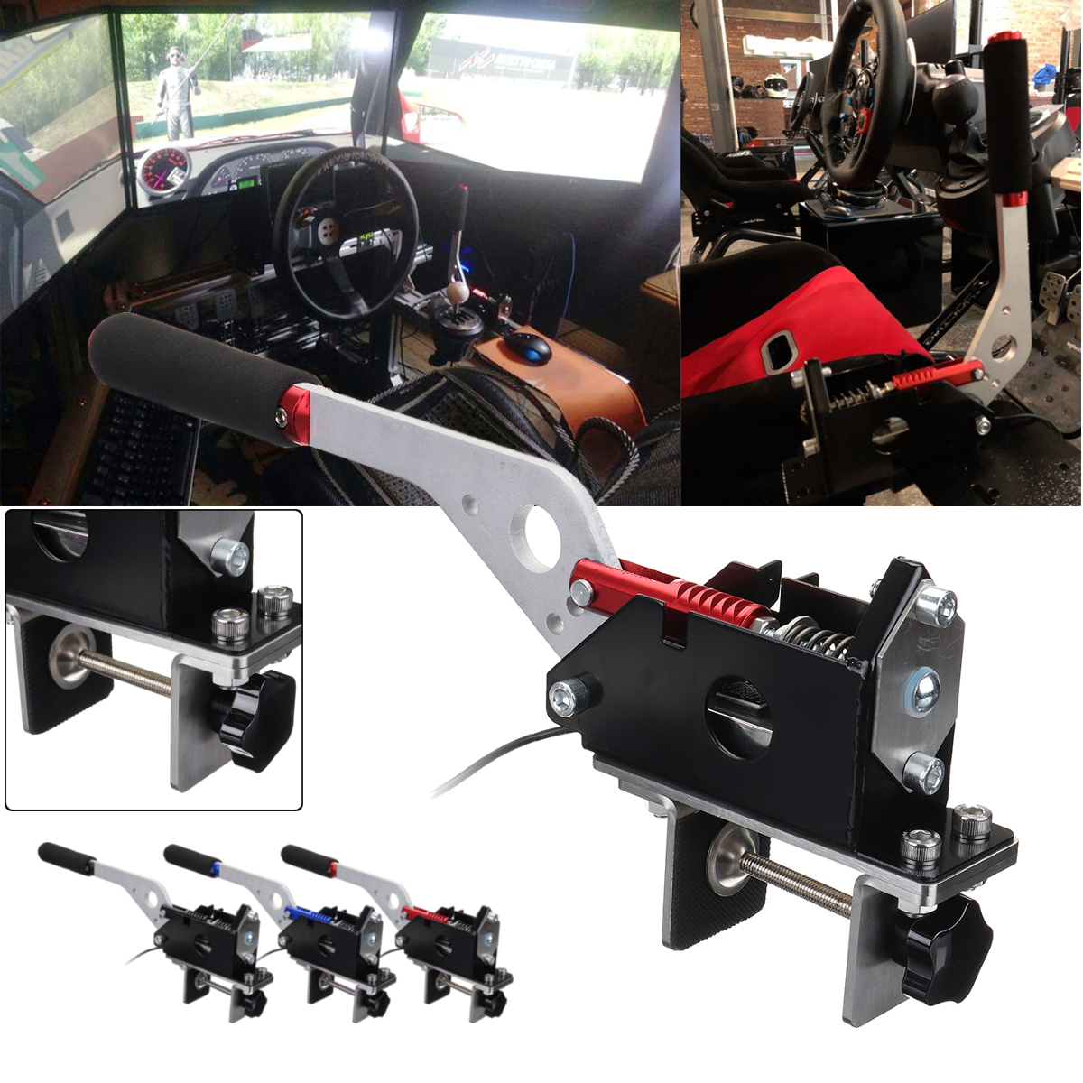 USB-Handbrake-Hydraulic-Lever-SIM--Clamp-For-Racing-Games-G252729-T500-FANATECOSW-DIRT-RALLY-1435808