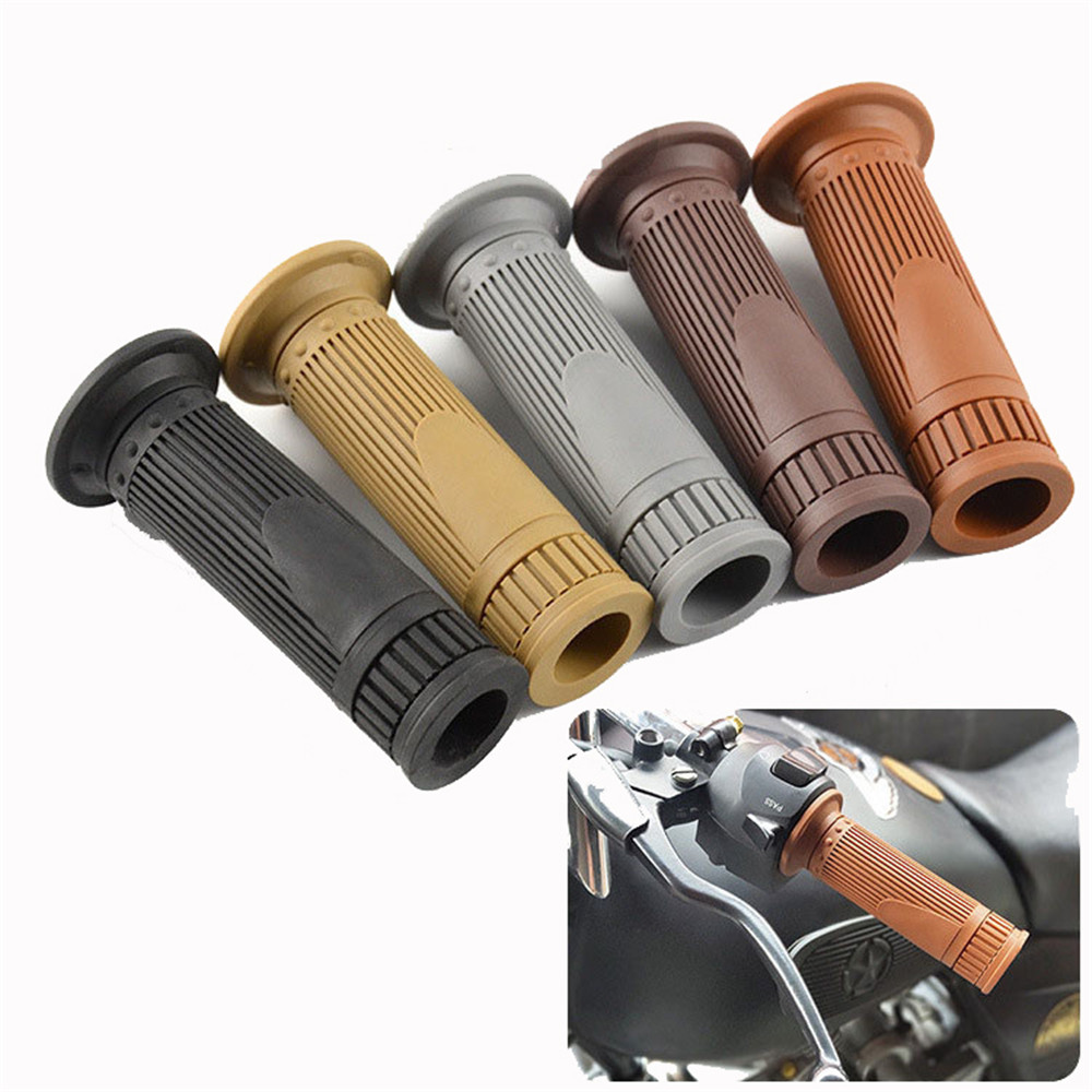 Universal-22mm-Motorcycle-Retro-Modified-Handlebar-Grip-Rubber-Cover-1420309