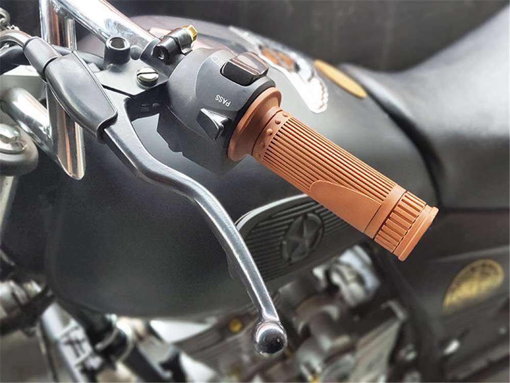 Universal-22mm-Motorcycle-Retro-Modified-Handlebar-Grip-Rubber-Cover-1420309