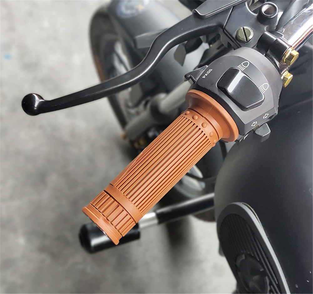 Universal-22mm-Motorcycle-Retro-Modified-Handlebar-Grip-Rubber-Cover-1420309