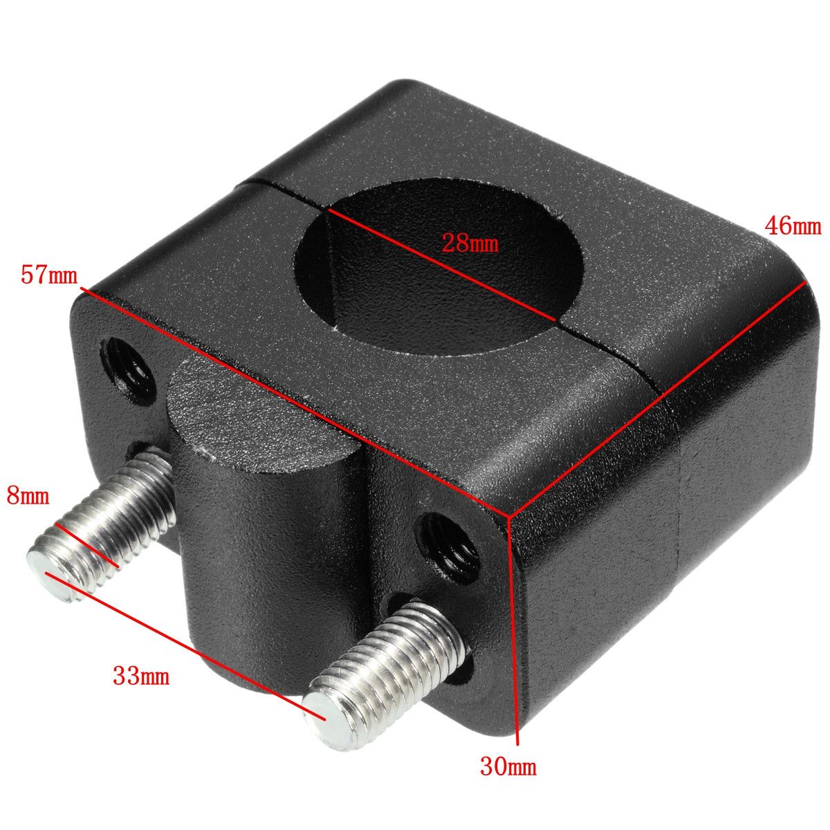 1-18quot-28mm-CNC-Handlebar-Fat-Bar-Riser-Mount-Clamp-Adaptor-for-Pit-Dirt-Motorcycle-1123151