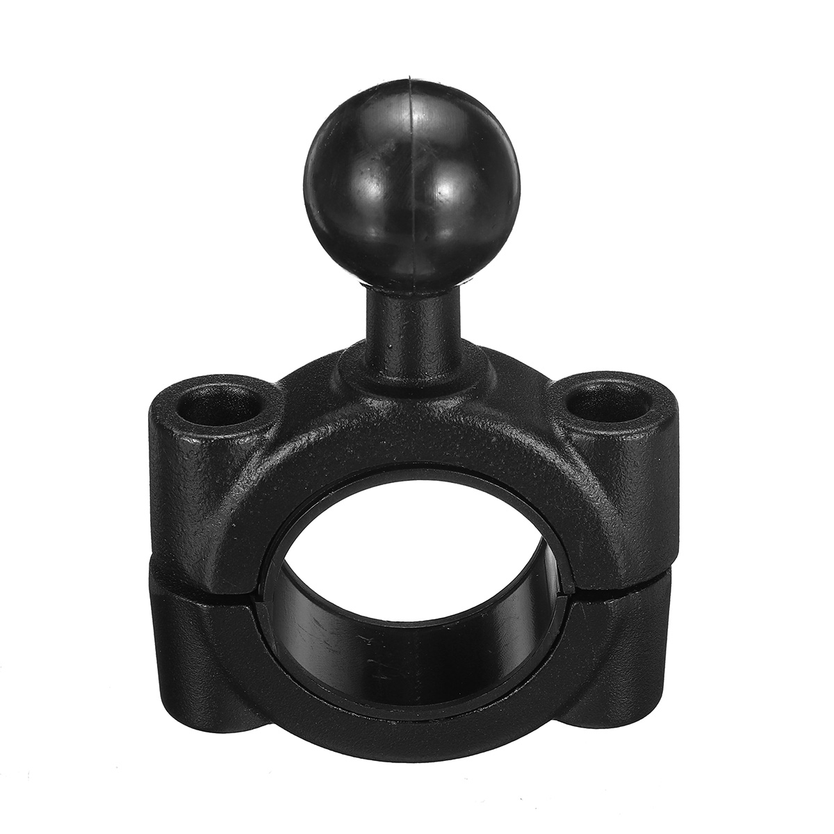 381-508mm-Round-Tube-Universal-Motorcycle-Handlebar-Rail-Mount-U-Bolt-Mounting-Base-1quot-Ball-Head-1722190