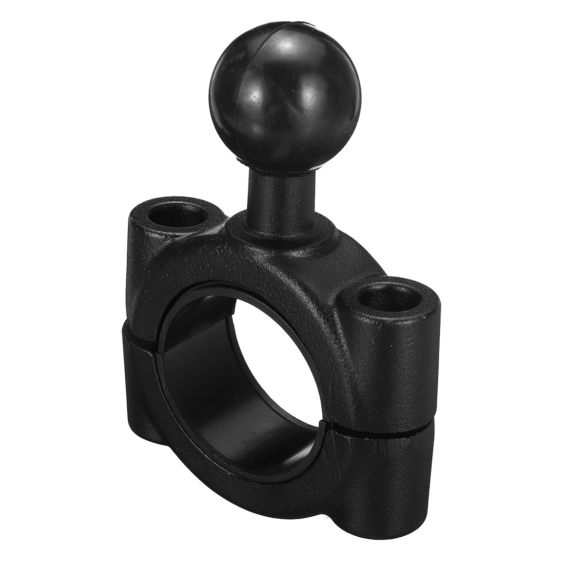 381-508mm-Round-Tube-Universal-Motorcycle-Handlebar-Rail-Mount-U-Bolt-Mounting-Base-1quot-Ball-Head-1722190