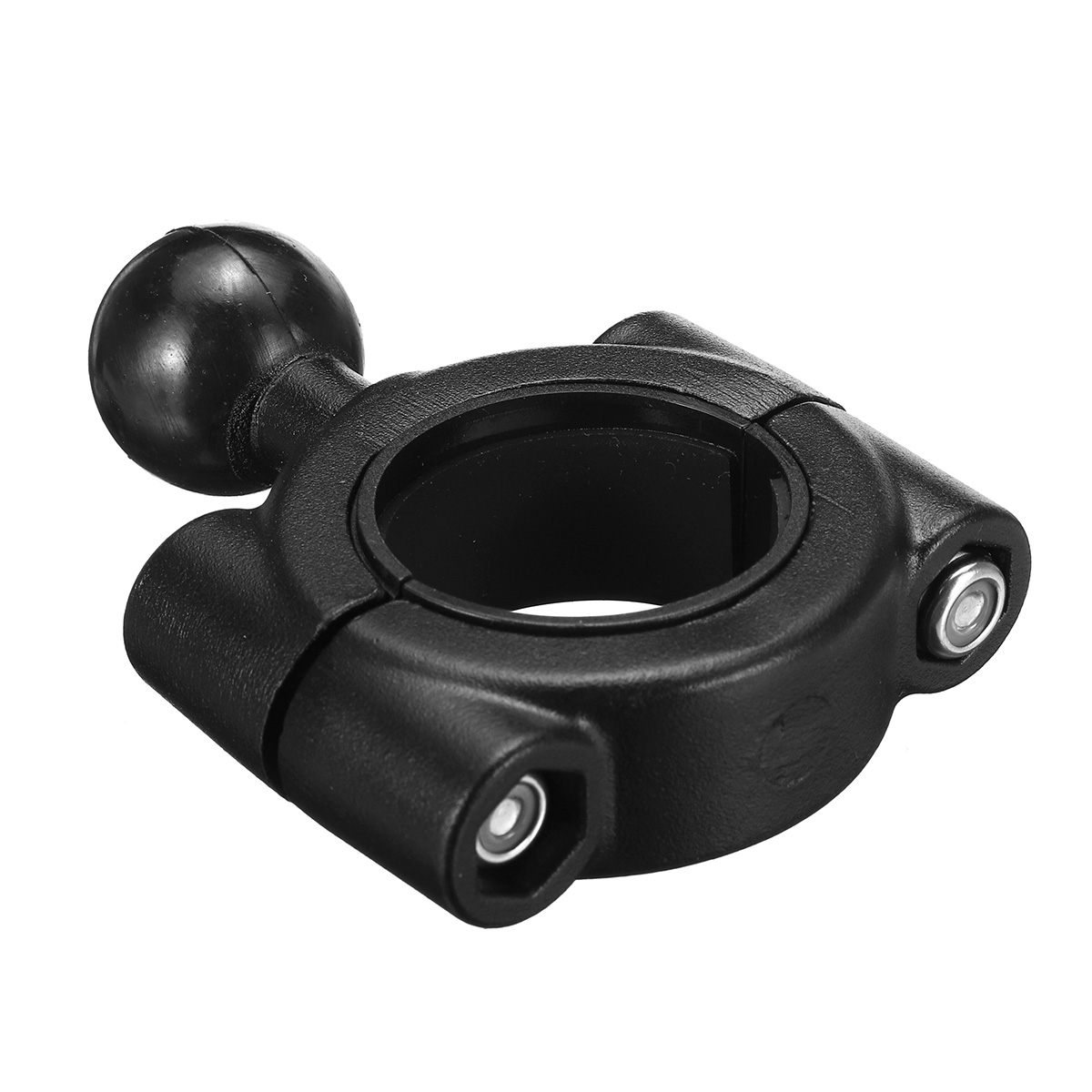 381-508mm-Round-Tube-Universal-Motorcycle-Handlebar-Rail-Mount-U-Bolt-Mounting-Base-1quot-Ball-Head-1722190