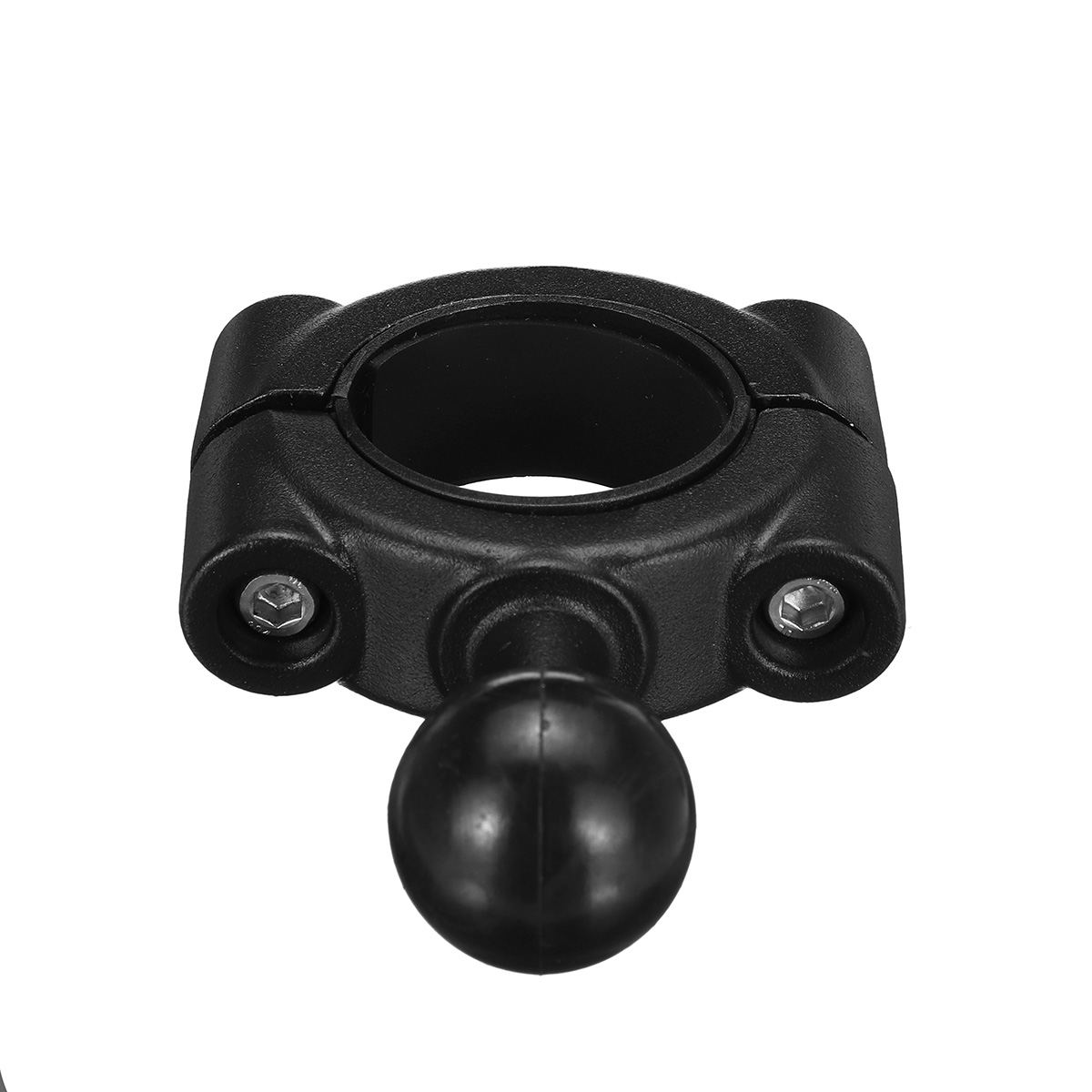 381-508mm-Round-Tube-Universal-Motorcycle-Handlebar-Rail-Mount-U-Bolt-Mounting-Base-1quot-Ball-Head-1722190