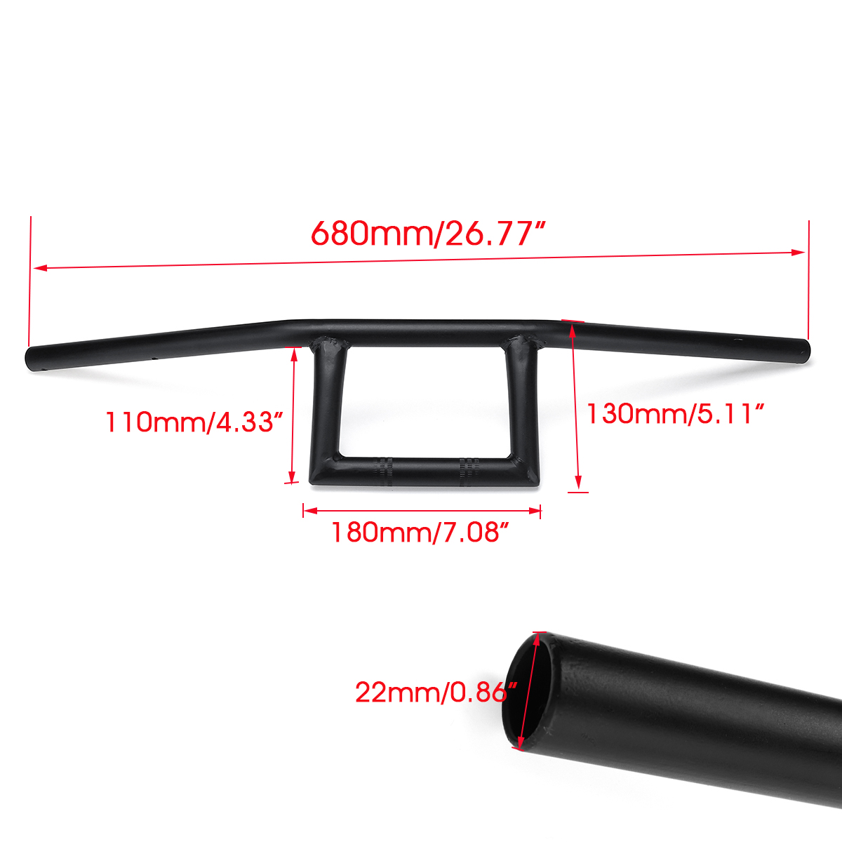 78-22mm-Universal--Motorcycle-Drag-Bar-Pullback-Handlebar-Retro-For-Suzuki-Honda-CG125-1695913