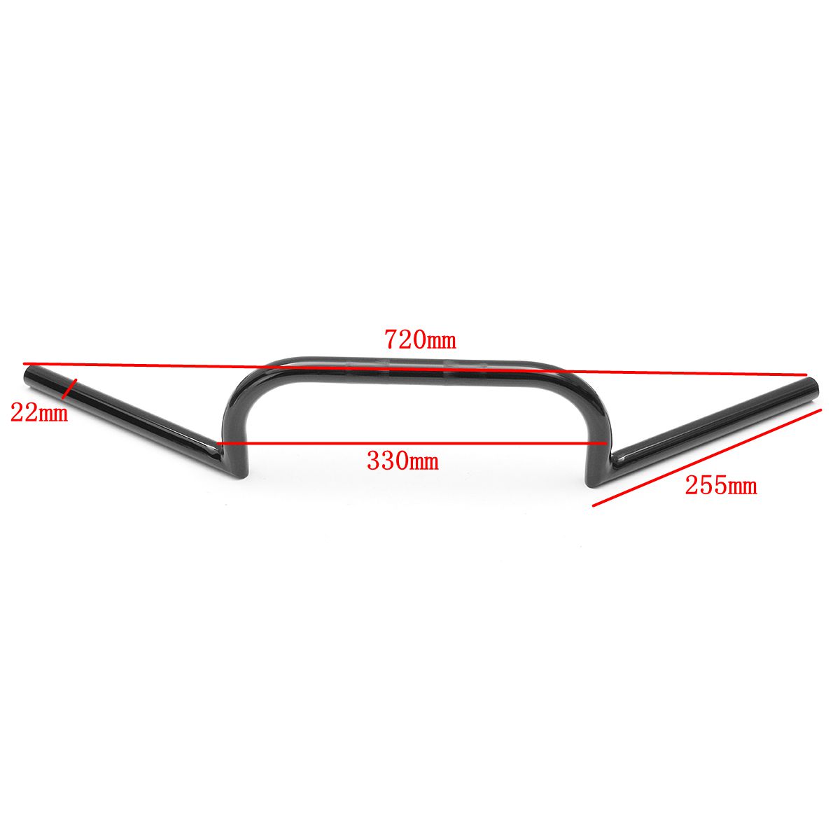 Black-22mm-78inch-Drag-Handlebar-For-Honda-YamahaSuzukiKawasakiHarleyTriumph-1174980