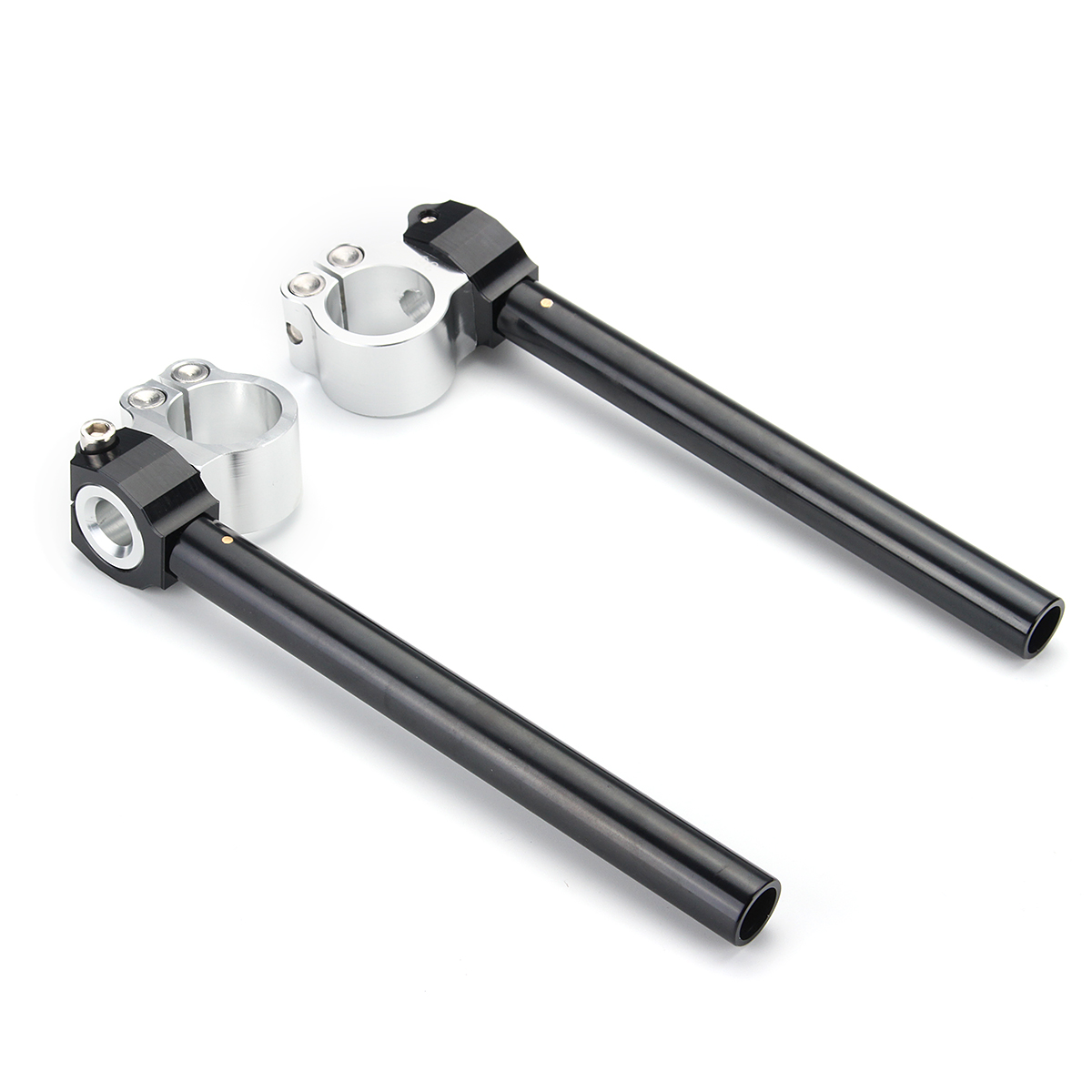 Motorcycle-38mm-Fork-Clamp-Tubes-CNC-Clip-On-Ons-78inch-Handlebars-Handle-Bar-1260594