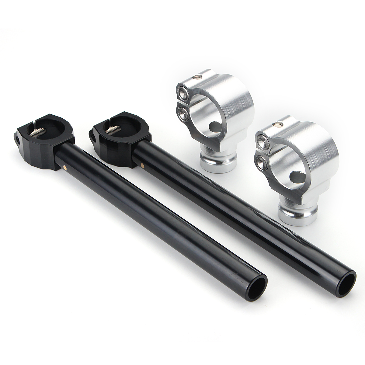 Motorcycle-38mm-Fork-Clamp-Tubes-CNC-Clip-On-Ons-78inch-Handlebars-Handle-Bar-1260594