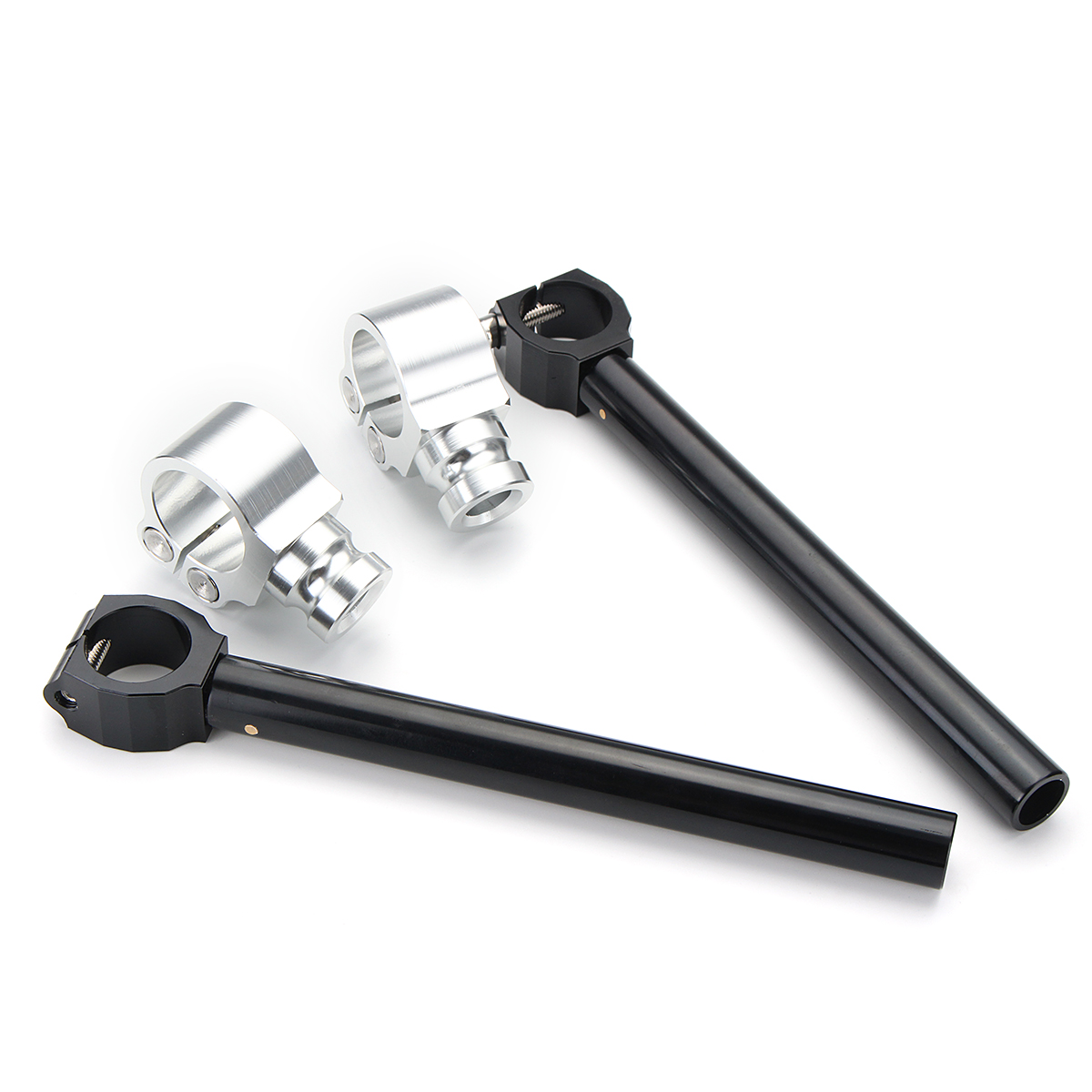 Motorcycle-38mm-Fork-Clamp-Tubes-CNC-Clip-On-Ons-78inch-Handlebars-Handle-Bar-1260594