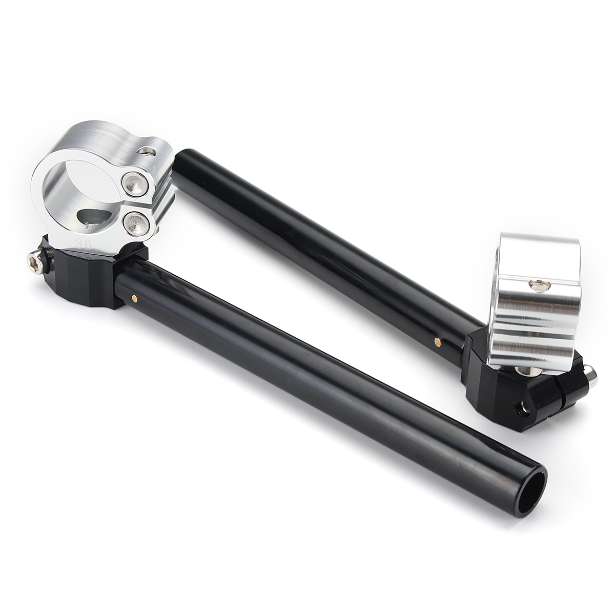Motorcycle-38mm-Fork-Clamp-Tubes-CNC-Clip-On-Ons-78inch-Handlebars-Handle-Bar-1260594