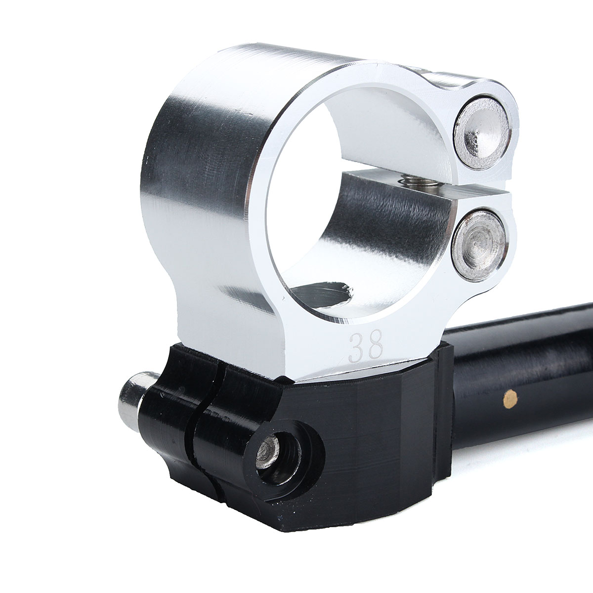 Motorcycle-38mm-Fork-Clamp-Tubes-CNC-Clip-On-Ons-78inch-Handlebars-Handle-Bar-1260594
