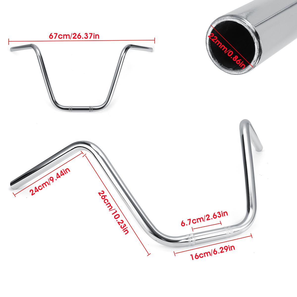 Motorcycle-78-Inch-22mm-Handlebar-For-HarleyHondaYamahaKawasaki-Universal-1644659