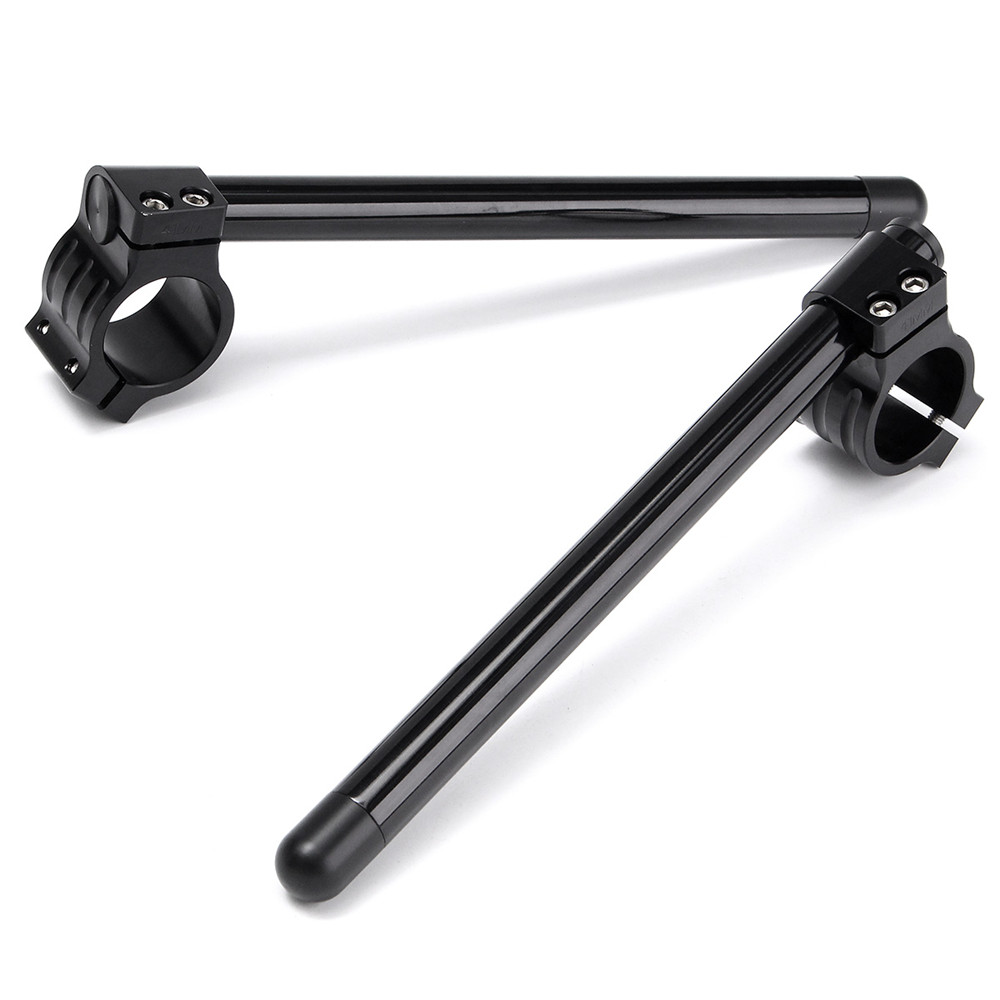 Pair-78quot41mm-Motorcycle-Clip-on-Bar-Tube-Handlebars-CNC-For-YamahaHondaGSXR-1288877