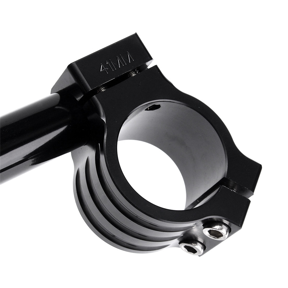 Pair-78quot41mm-Motorcycle-Clip-on-Bar-Tube-Handlebars-CNC-For-YamahaHondaGSXR-1288877