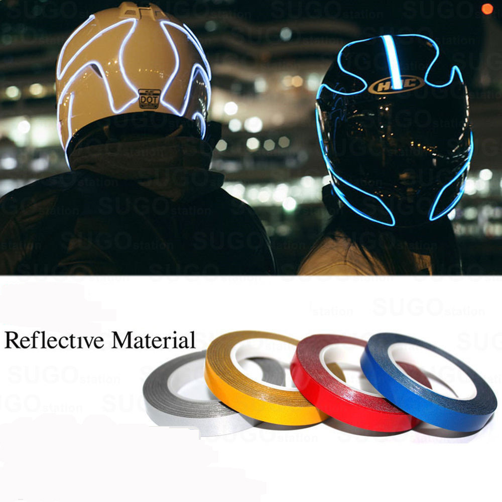 1cm5m-Glossy-Reflective-Decorative-Safety-Tape-DIY-Sticker-Decal-Roll-Strip-1394420