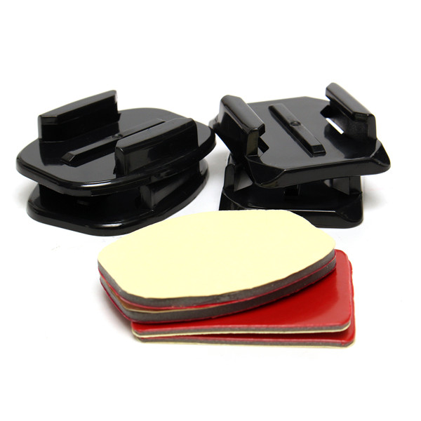 24-pcs-Helmet-Accessories-Flat-Curved-Adhesive-Pad-Mount-For-Gopro-Hero-3-3-4-5-1273651