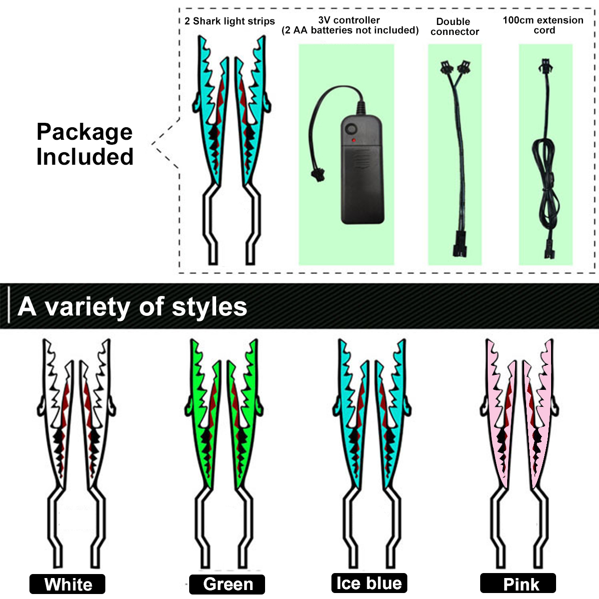 2pcs-Motorcycle-LED-Helmet-Shark-Style-Night-Signal-Light-Strip-Bar-Luminous-Modified-Strip-Helmet-S-1690654