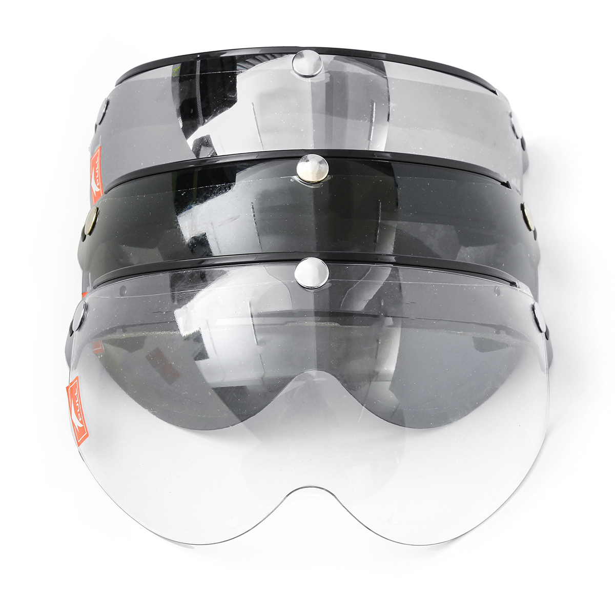 3-Snap-Button-Pilot-Style-Universal-Motorcycle-Helmet-Lens-Shield-Wind-Visor-1325802