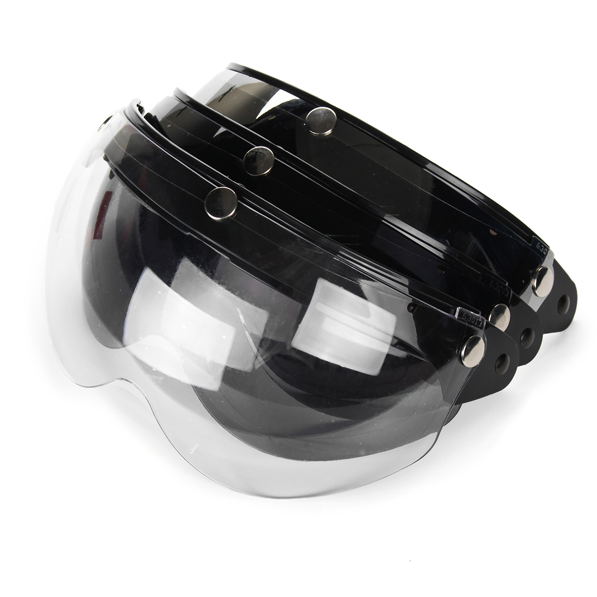 3-Snap-Button-Pilot-Style-Universal-Motorcycle-Helmet-Lens-Shield-Wind-Visor-1325802