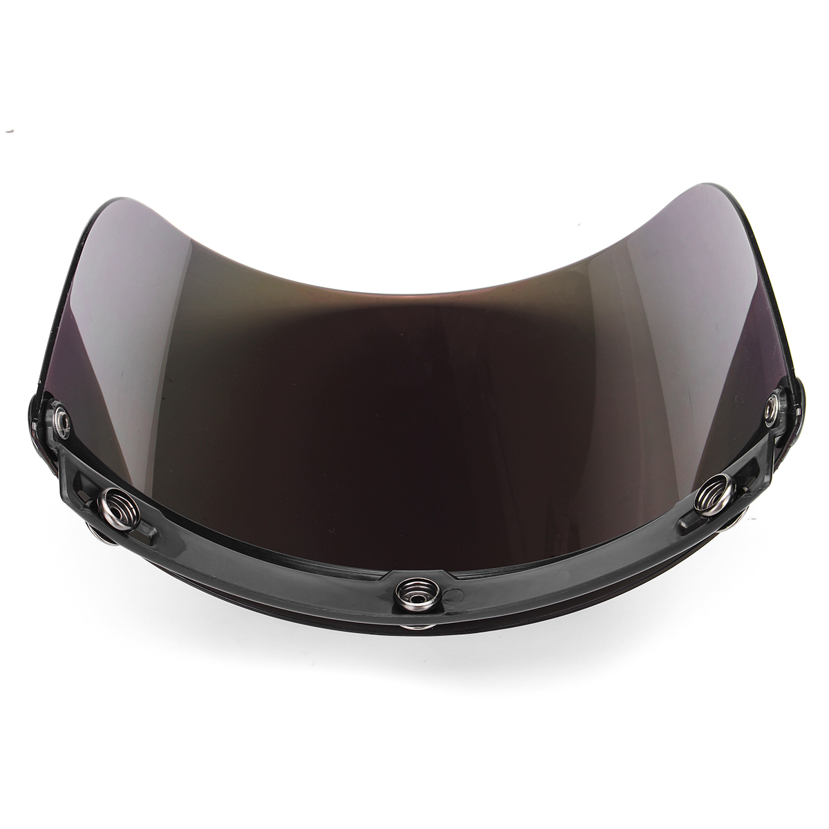 3-Snap-Flip-Up-Open-Face-Motorcycle-Helmet-Visor-Shield-Five-Colors-1353743