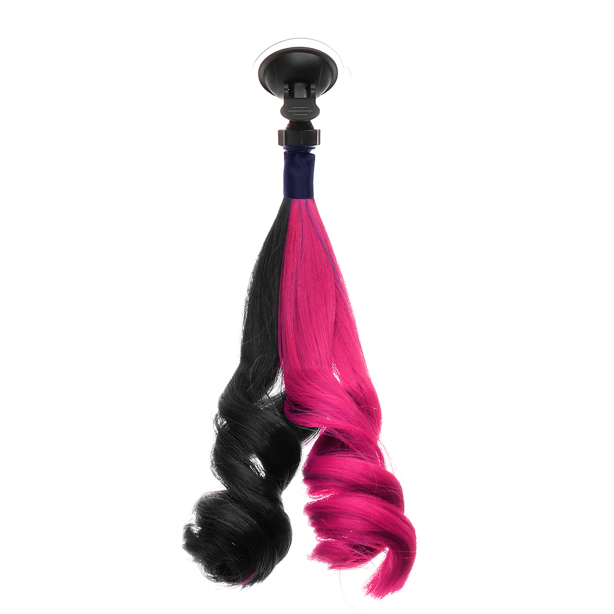 30cm-Motorcycle-Bike-Helmet-Braids-Gradient-Ramp-Sucker-Removable-Pigtail-Ponytail-1640739