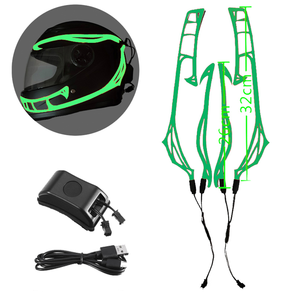 4-in-1-Motorcycle-Helmet-LED-Luminous-Sticker-Night-Riding-Cold-Light-Signal-Flashing-Strip-Helmet-U-1768815