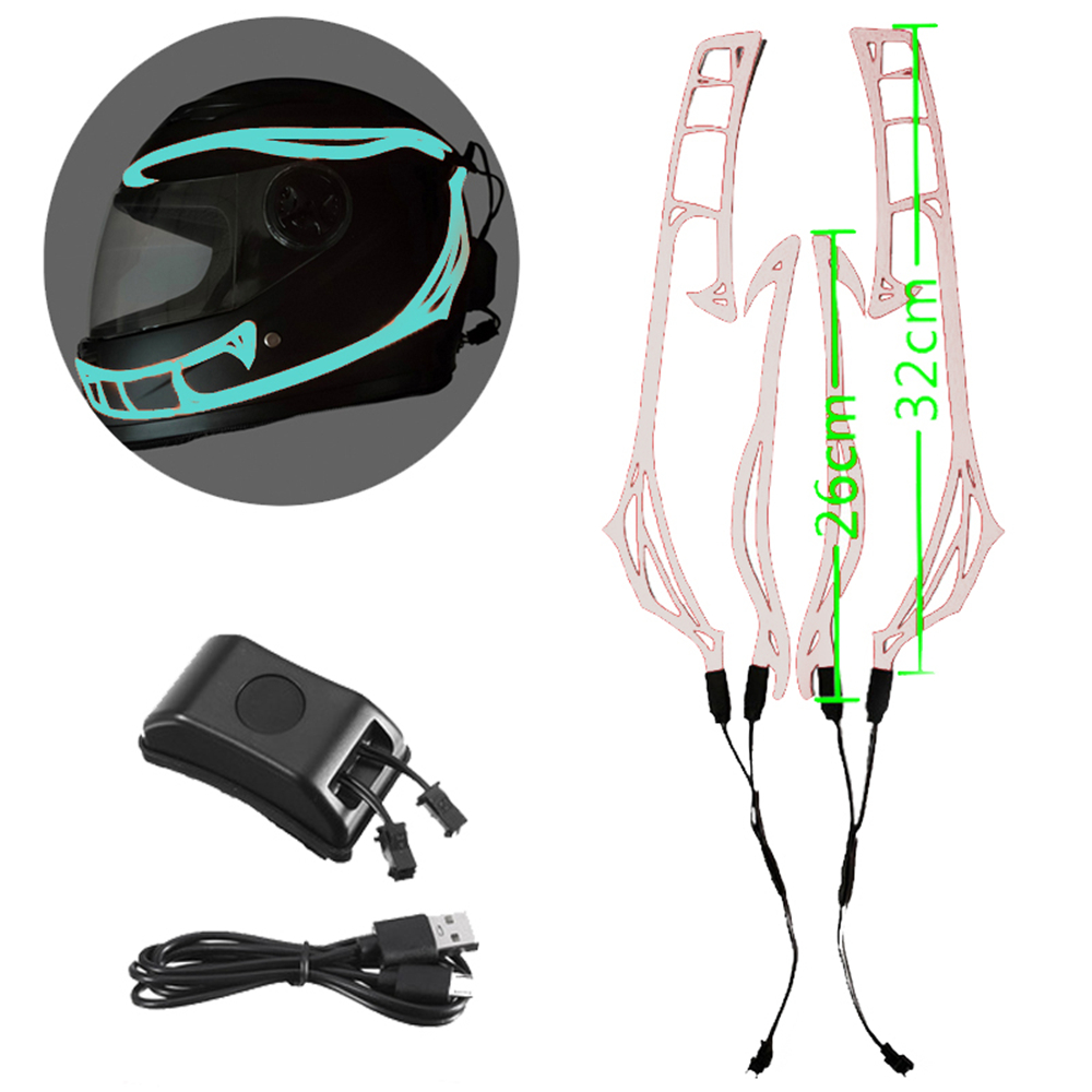 4-in-1-Motorcycle-Helmet-LED-Luminous-Sticker-Night-Riding-Cold-Light-Signal-Flashing-Strip-Helmet-U-1768815