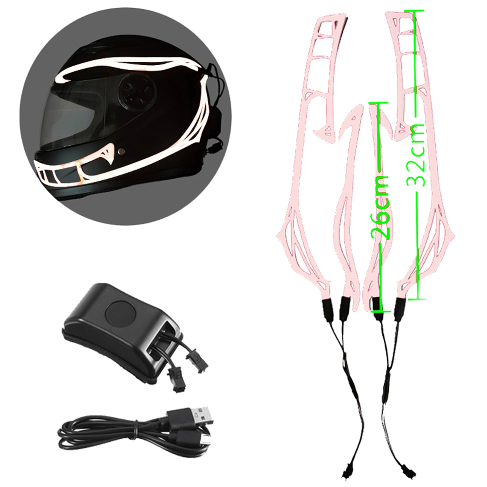 4-in-1-Motorcycle-Helmet-LED-Luminous-Sticker-Night-Riding-Cold-Light-Signal-Flashing-Strip-Helmet-U-1768815