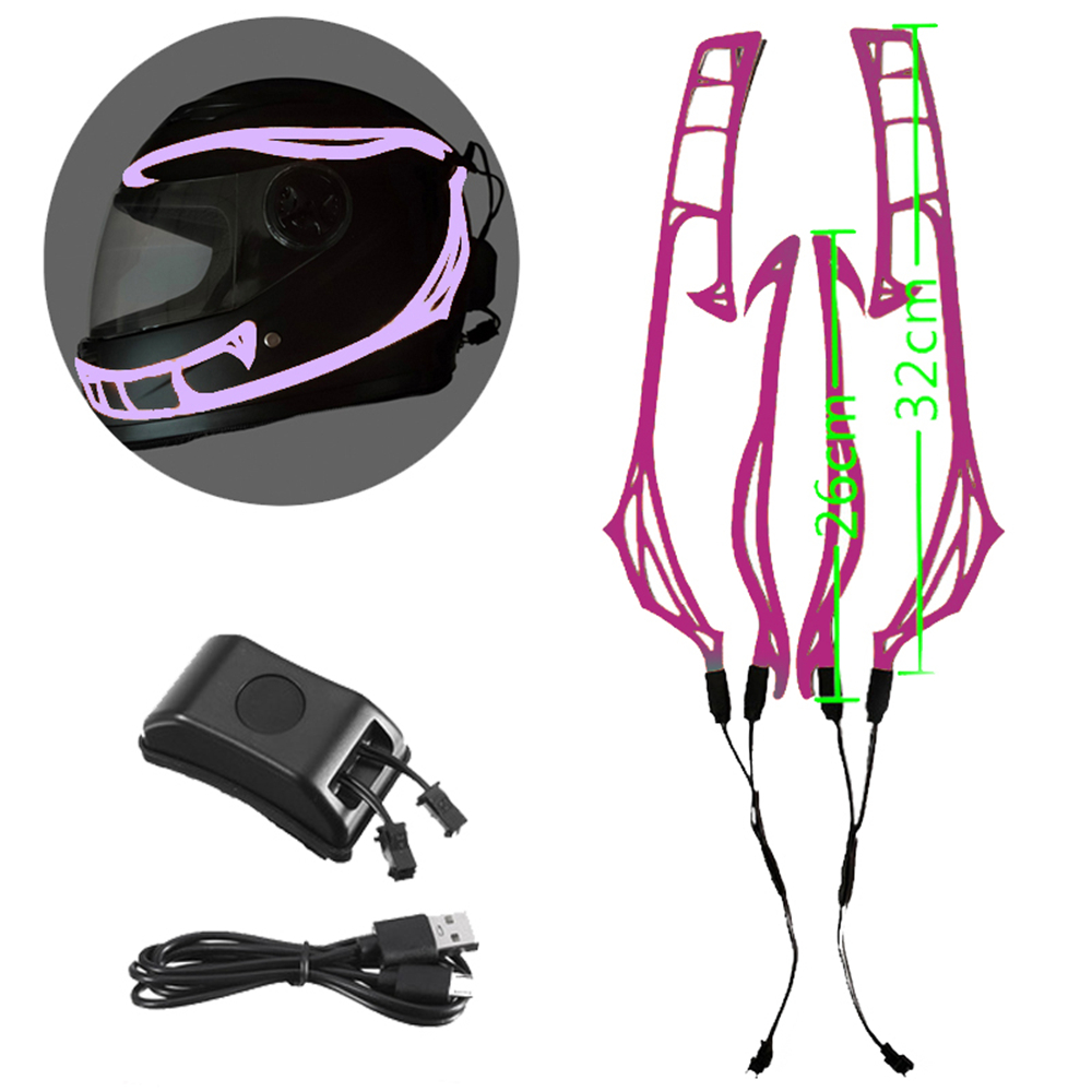 4-in-1-Motorcycle-Helmet-LED-Luminous-Sticker-Night-Riding-Cold-Light-Signal-Flashing-Strip-Helmet-U-1768815