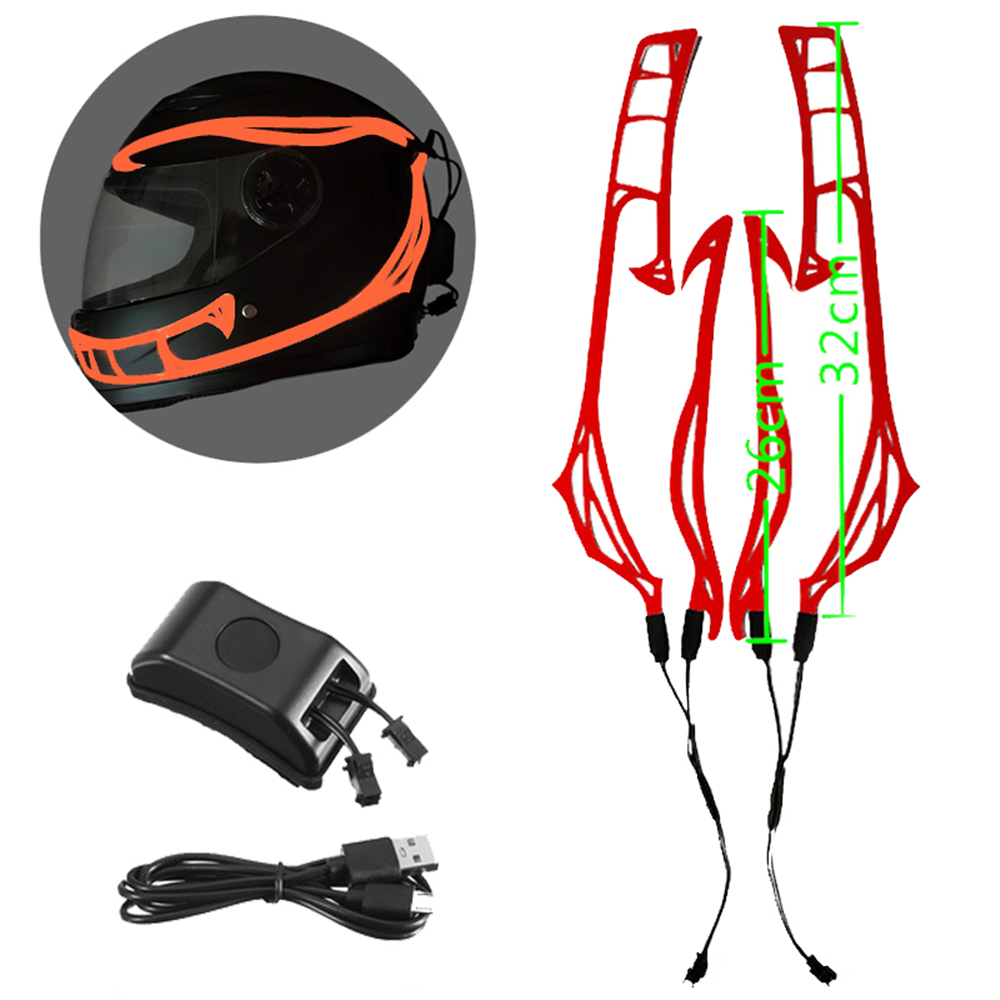 4-in-1-Motorcycle-Helmet-LED-Luminous-Sticker-Night-Riding-Cold-Light-Signal-Flashing-Strip-Helmet-U-1768815