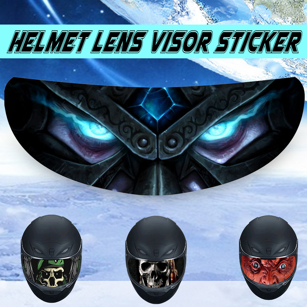 Detachable-Motorcycle-Racing-Helmet-Lens-Visor-Sticker-Decals-DIY-Decoration-Kit-1690626