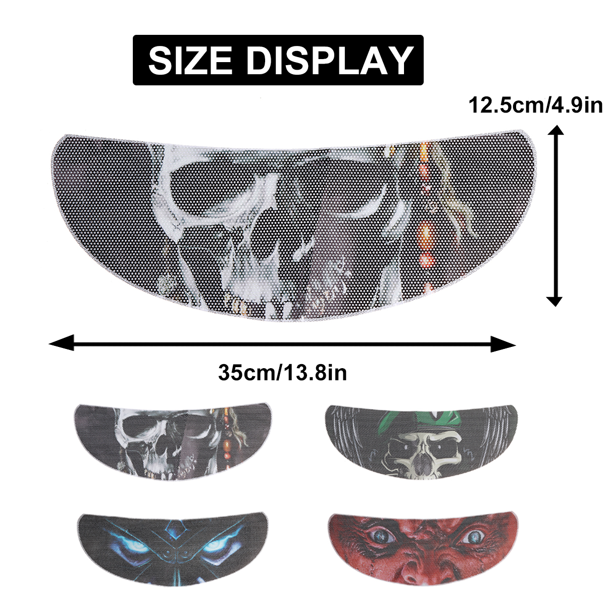 Detachable-Motorcycle-Racing-Helmet-Lens-Visor-Sticker-Decals-DIY-Decoration-Kit-1690626