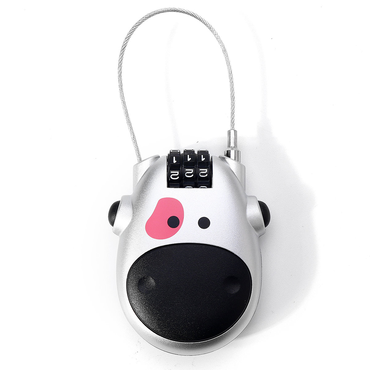 Digit-Password-Padlock-Motorcycle-Helmet-Combination-Lock-Safety-Adjustable-Cartoon-Cow-Carriage-Fas-1645375