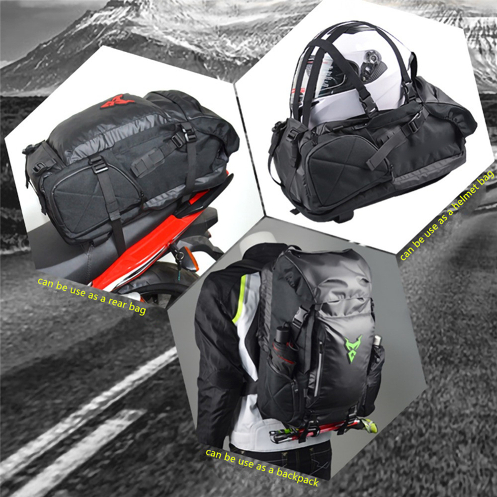MOTOCENTRIC-55L-Outdoor-Travel-Bag-Multi-Use-Motorcycle-Seat-Tail-Bag-Helmet-Backpack-Waterproof-Lug-1685807