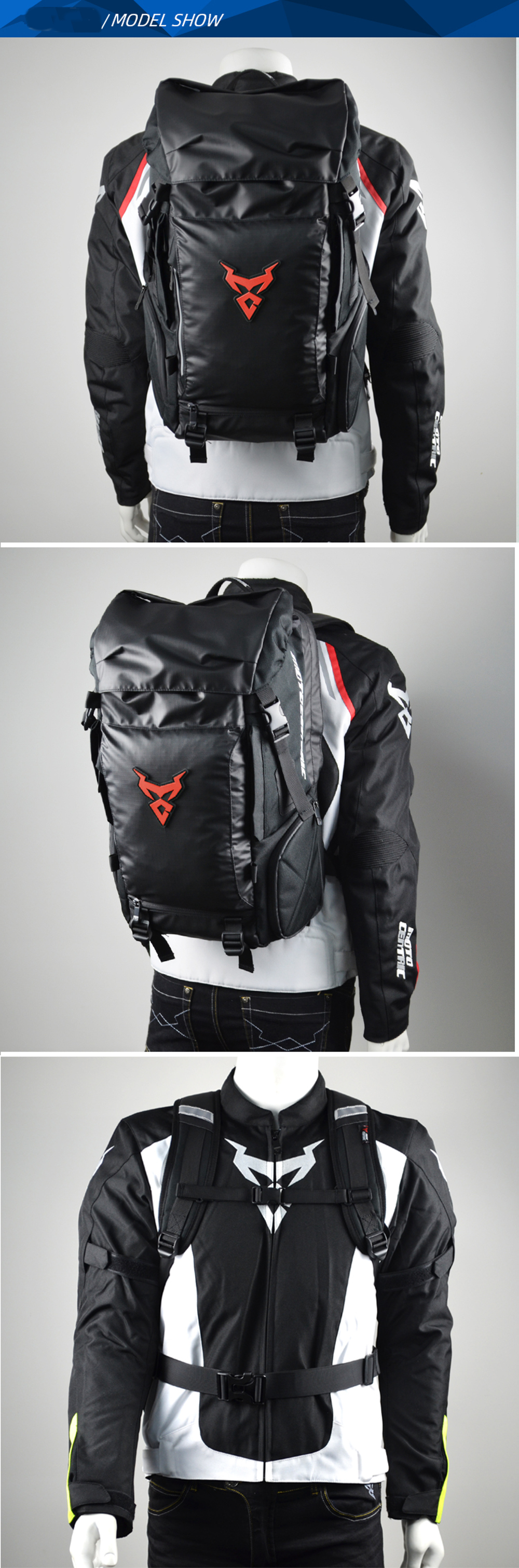 MOTOCENTRIC-55L-Outdoor-Travel-Bag-Multi-Use-Motorcycle-Seat-Tail-Bag-Helmet-Backpack-Waterproof-Lug-1685807