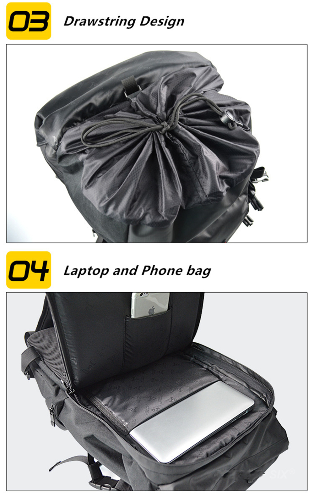 MOTOCENTRIC-55L-Outdoor-Travel-Bag-Multi-Use-Motorcycle-Seat-Tail-Bag-Helmet-Backpack-Waterproof-Lug-1685807