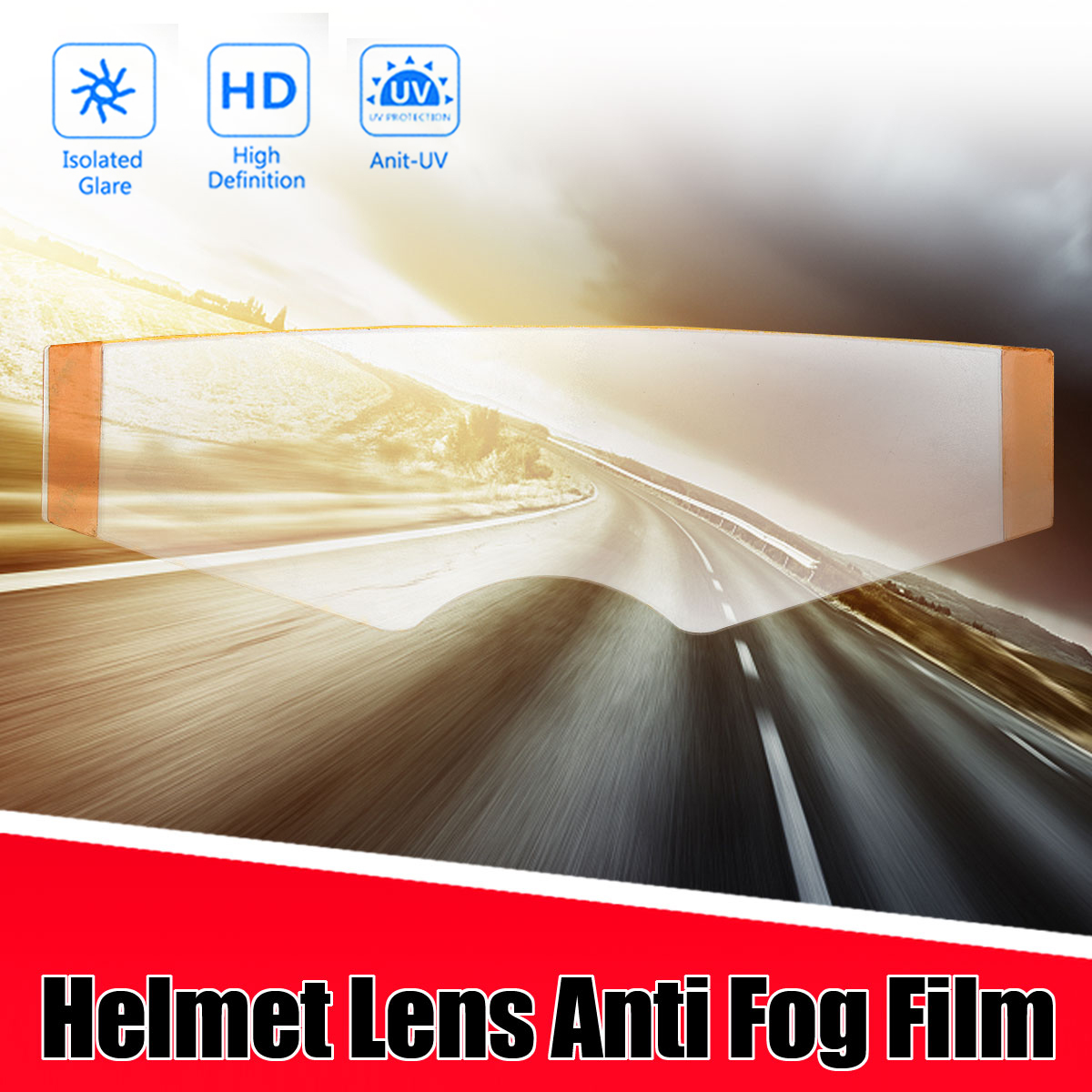 Motorcycle-Helmet-Anti-Fog-UV-Film-Universal-Clear-Shield-Visor-Insert-Lens-1341715
