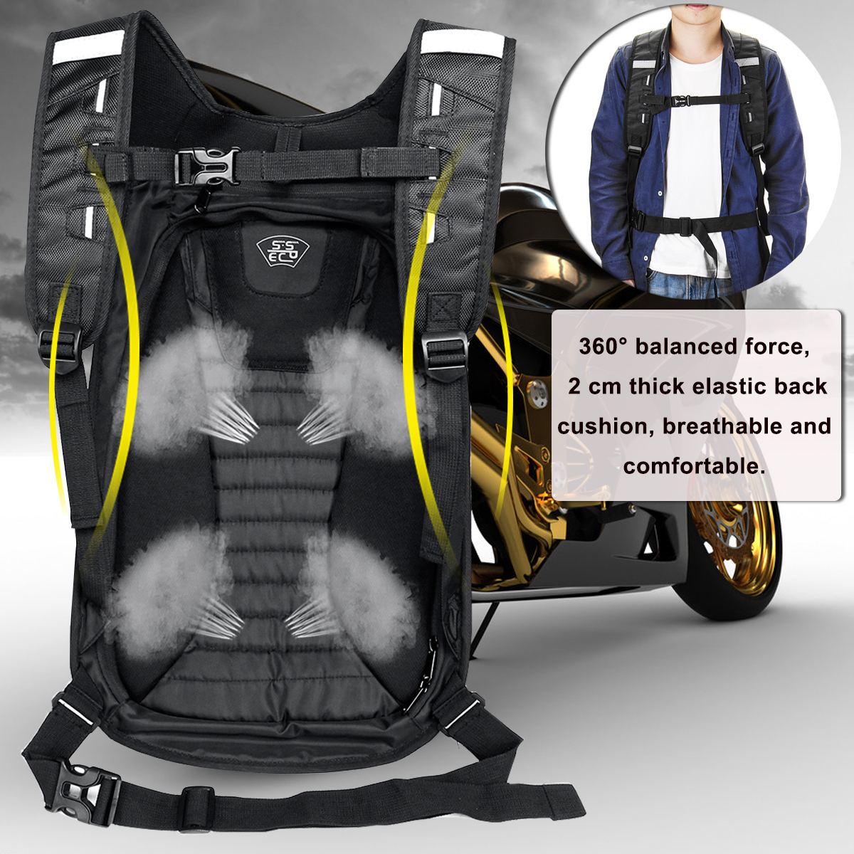 Motorcycle-Helmet-Backpack-Motocross-Riding-Racing-Storage-Bag-Carbon-Fiber-1410372