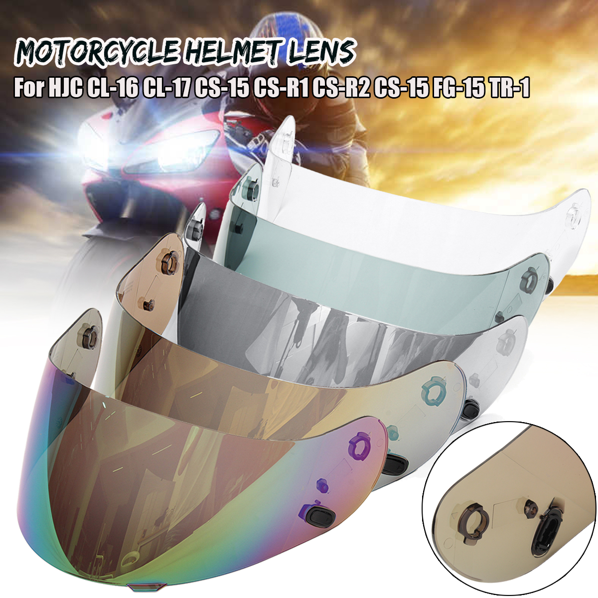 Motorcycle-Helmet-Lens-Shield-Visor-For-HJC-CL-16-CL-17-CS-15-CS-R1-CS-R2-CS-15-1353080