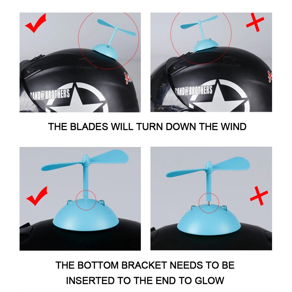 Motorcycle-Helmet-Wind-Power-Luminous-Bamboo-Dragonfly-Leaf-Propeller-Suction-Cup-Full-Face-Helmet-D-1761835