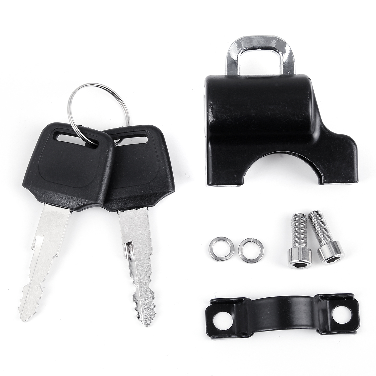 Motorcycle-Universal-Helmet-Lock-For-22mm-Engine-Crankcase-Crash-Bar-Motorbike-1784213